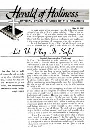 Title Page of Herald of Holiness - May 30, 1956