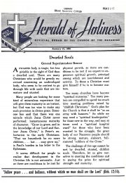 Title Page of Herald of Holiness - January 12, 1955