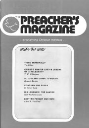 Title Page of Preacher's Magazine