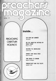 Title Page of Preacher's Magazine