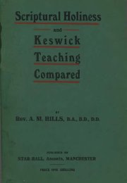Image of Cover Scriptural Holiness and Keswick Teaching Compared