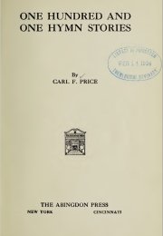 Title page image One Hundred and One Hymn Stories