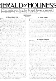 Title Page of Herald of Holiness - June 6, 1917