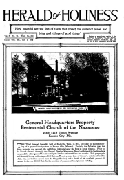Title Page of Herald of Holiness - October 1, 1919