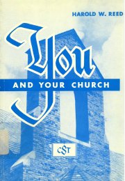 Cover Image of Book You and Your CHurch