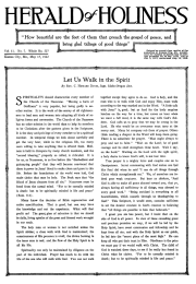 Front page of Herald of Holiness - May 17, 1922