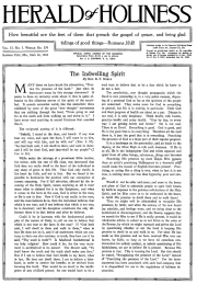 Front page of Herald of Holiness - May 16, 1923