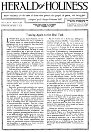 Front page of Herald of Holiness - October 17, 1923