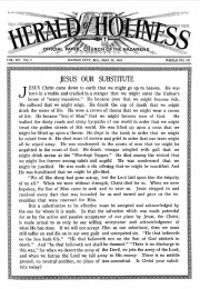 Front page of Herald of Holiness - May 26, 1926