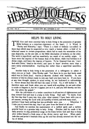 Front page of Herald of Holiness - October 12, 1927