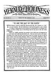 Front page of Herald of Holiness - January 25, 1928