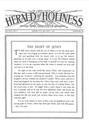 Front page of Herald of Holiness - May 1, 1929
