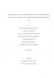 An Integrative Literature Review on the Implementation of Chair Yoga Versus Standard of Care to Improve Mobility in Older Adult Dementia Hospitalized Patients at Risk for Falls