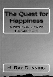 The Quest for Happiness:  A Wesleyan View of the Good Life