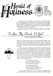 Herald of Holiness - June 11, 1958