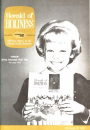 Herald of Holiness - February 13, 1963