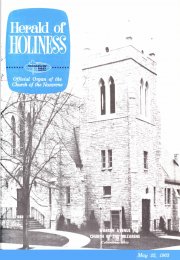 Herald of Holiness - May 22, 1963