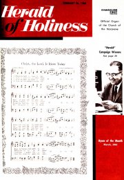 Herald of Holiness - February 26, 1964