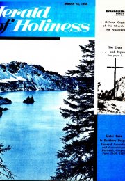 Herald of Holiness - March 18, 1964