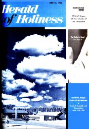 Herald of Holiness - June 17, 1964