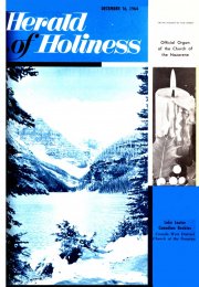 Herald of Holiness - December 16, 1964