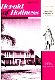 Herald of Holiness - February 10, 1965