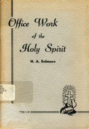 Office Work of the Holy Spirit