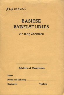 Basiese Bybelstudies vir Jong Christene