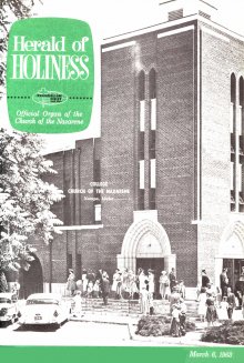 Herald of Holiness - March 6, 1963