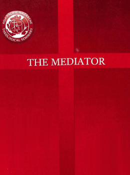 Mediator cover page