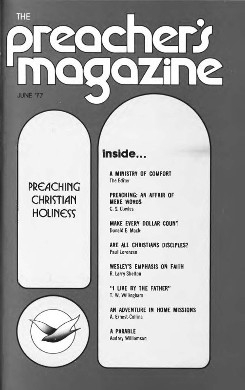Title Page of Preacher's Magazine