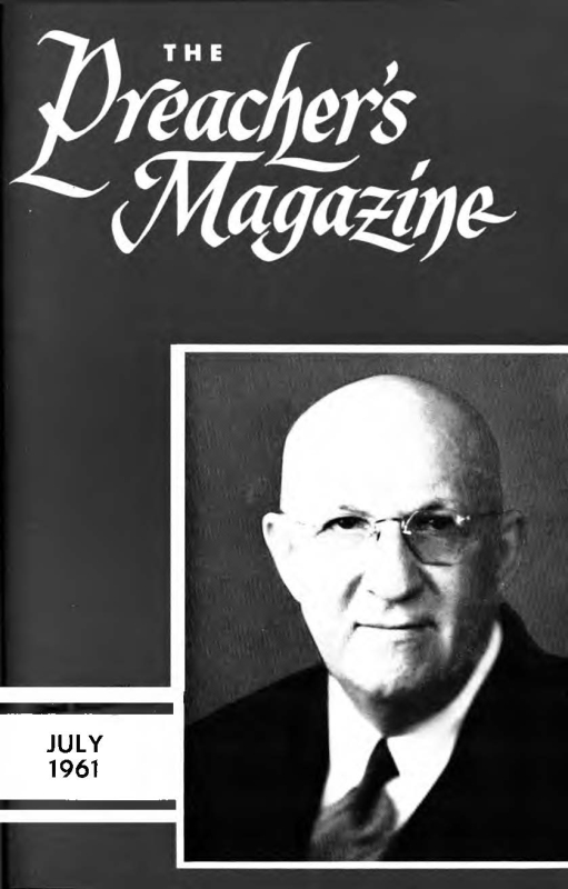 Title Page of Preacher's Magazine Photo of N. B. Herrell