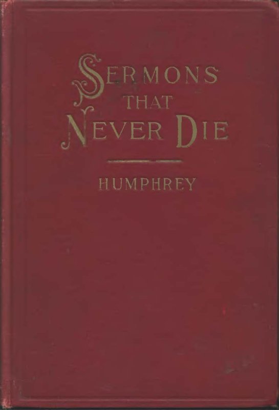 Image of book cover Sermons that Never Die