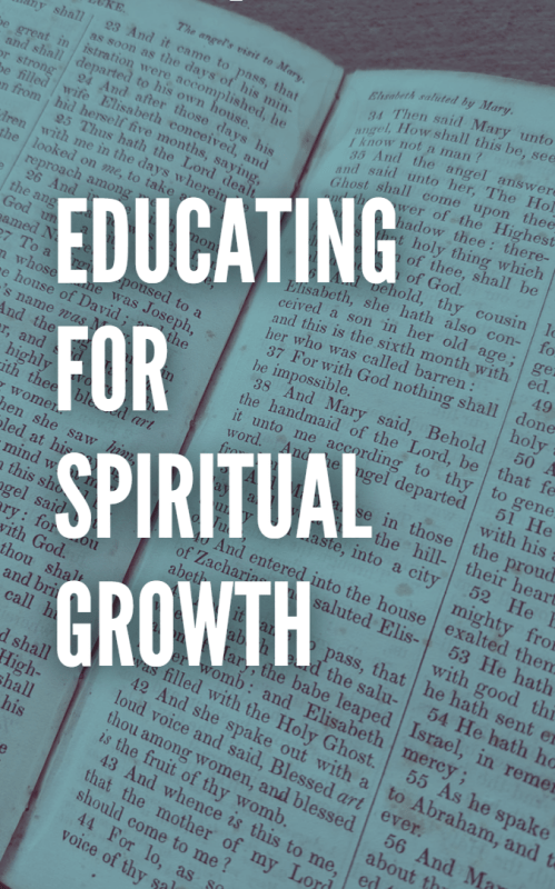 Educating for Spiritual Growth