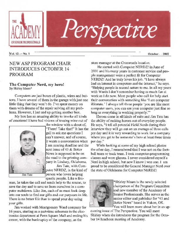 The Academy Perspective Vol. 12 2002-2003