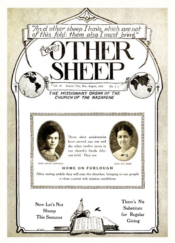 The Other Sheep, 1931, August, v.19, no.2