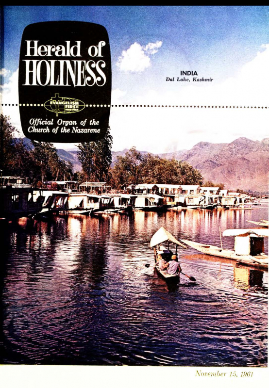 Herald of Holiness - November 15, 1961