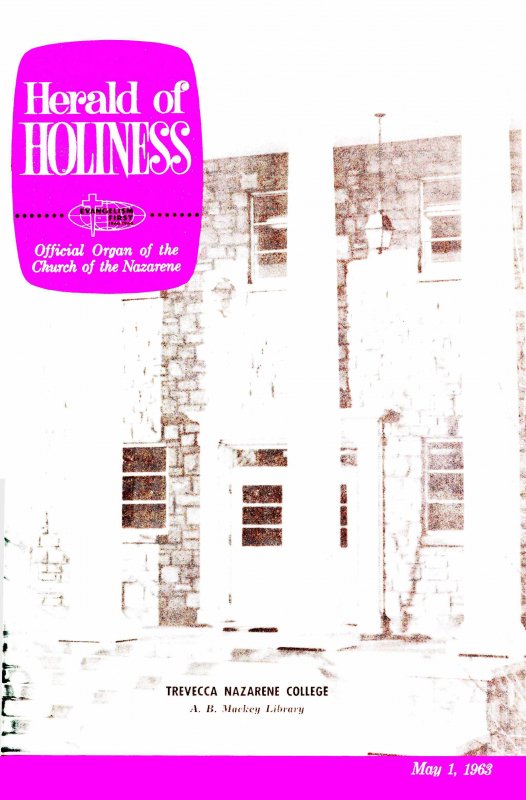 Herald of Holiness - May 1, 1963