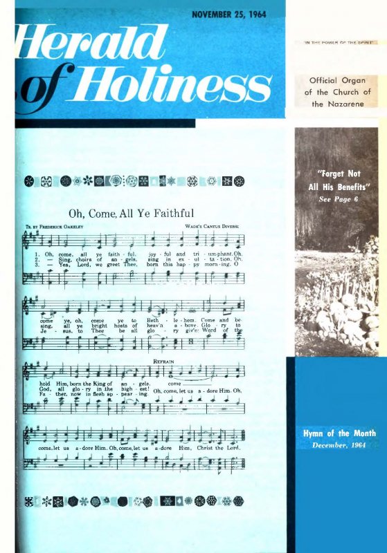 Herald of Holiness - November 25, 1964