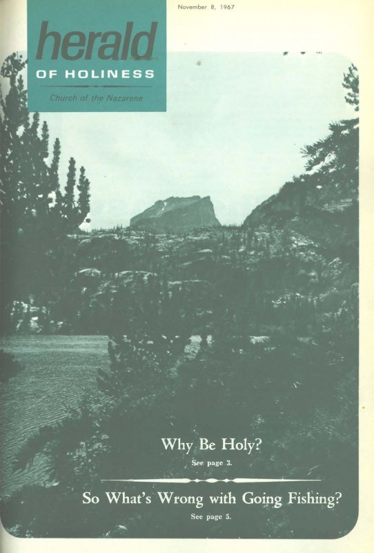 Herald of Holiness - November 8, 1967