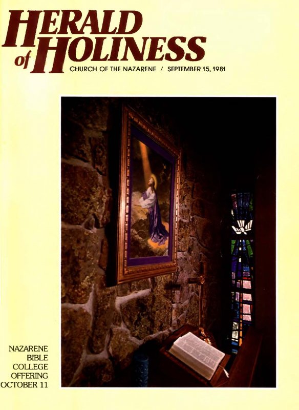 Herald of Holiness - September 15, 1981