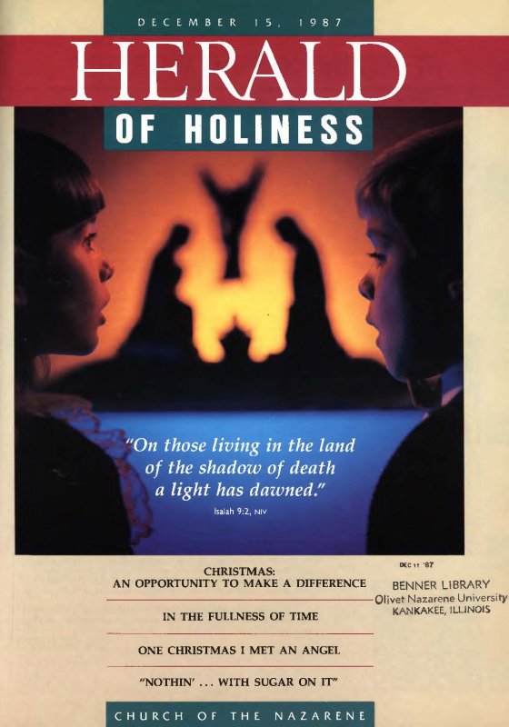 Herald of Holiness - December 15, 1987