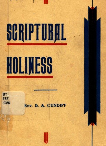 Scriptural Holiness